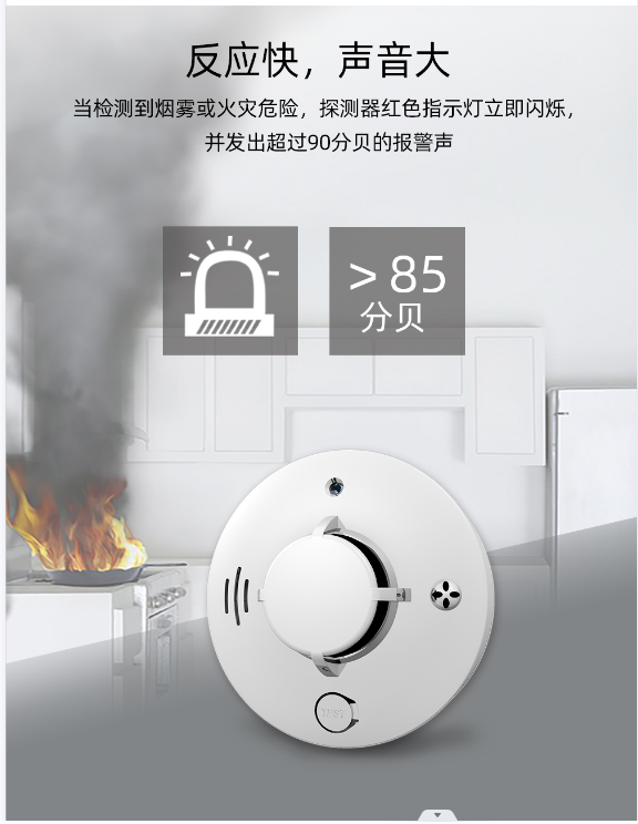 煙霧報(bào)警器的工作原理及組成